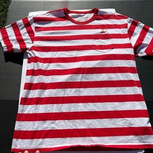 Vans x Where’s Waldo striped t shirt